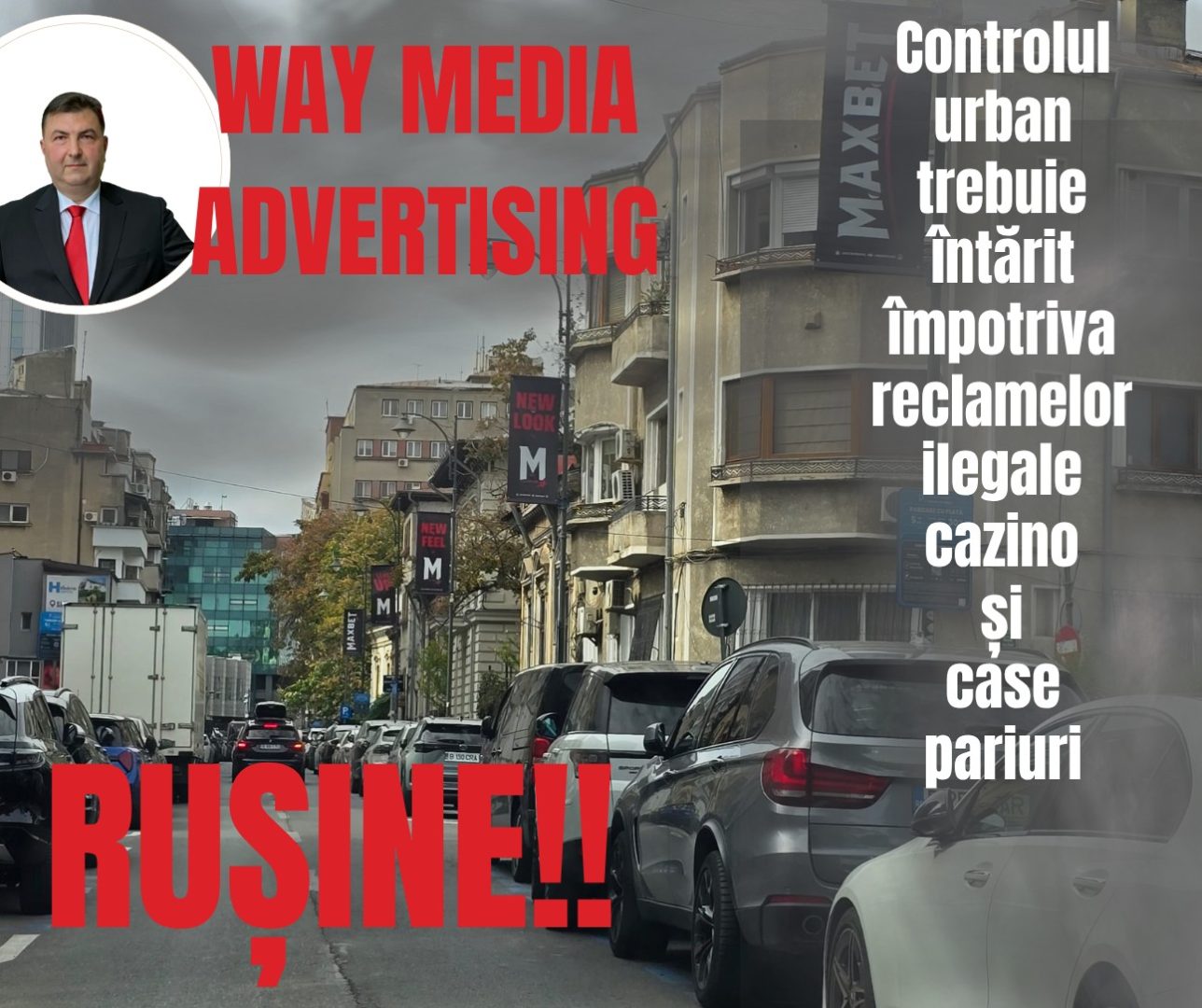 Way Advertise Production SRL și controversele publicității neautorizate în București